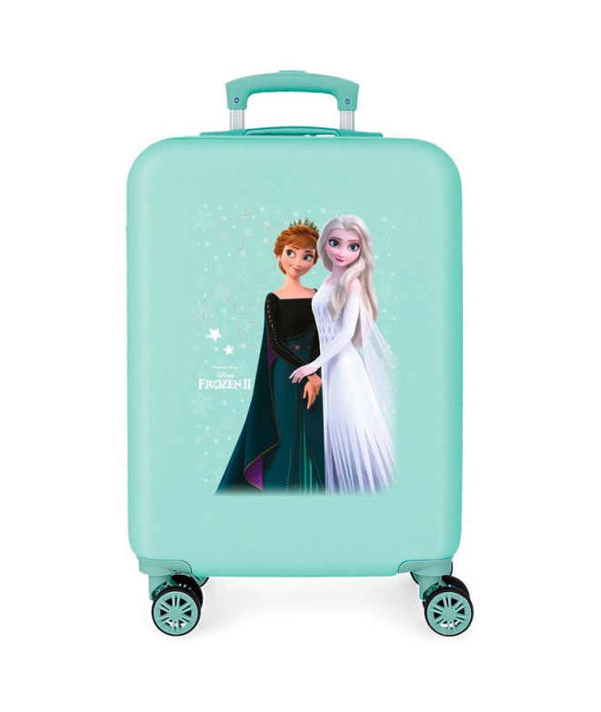 Trolley Disney Abs Mala 55Cm.4W. Frozen - Azul Claro Fosco