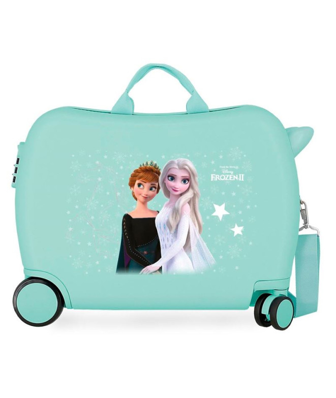 Mala Infantil Disney Abs Rolling Suitcase 4W.(2 Multid.)Frozen - Azul Fosco