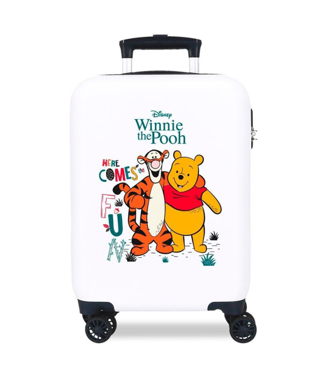 Disney Abs Trolley Mala 50 Cm.4R Winnie The Pooh Branco