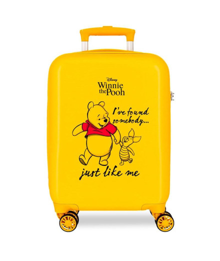 Mala Disney Abs 50 Cm 4R Winnie The Pooh Ocre Amarelo
