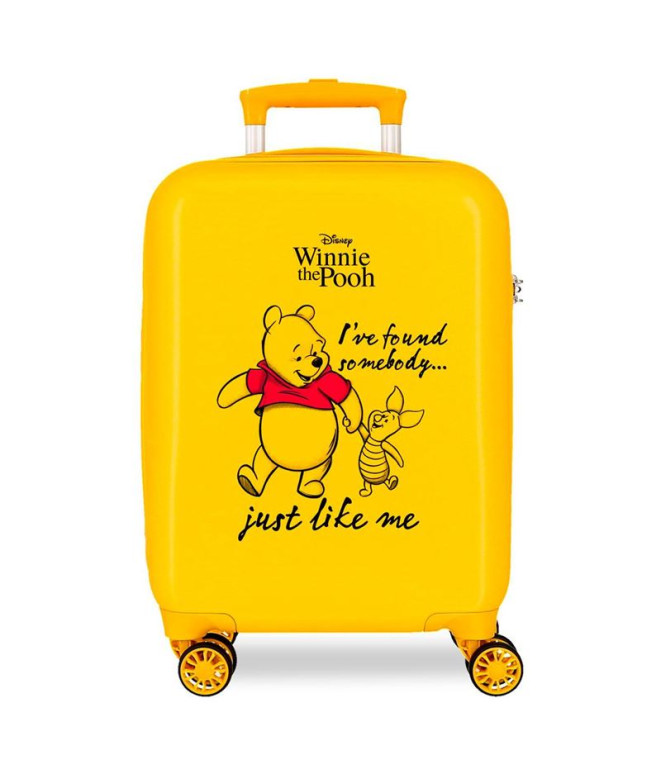 Trolley Disney Abs Mala 50 Cm.4R Winnie The Pooh Amarelo Ocre