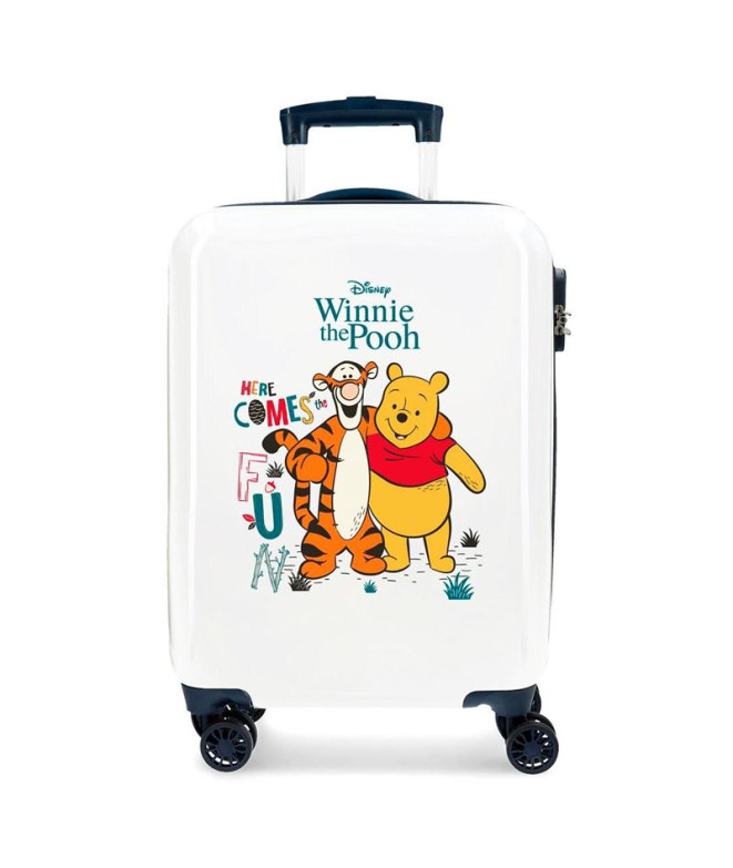 Disney Abs Trolley Mala 55Cm.4W Winnie & Tigger Branco