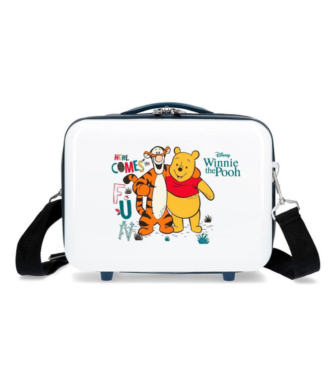 Necessaire Disney Adapt. Estojo de toucador em abs. Winnie & Tigger Branco