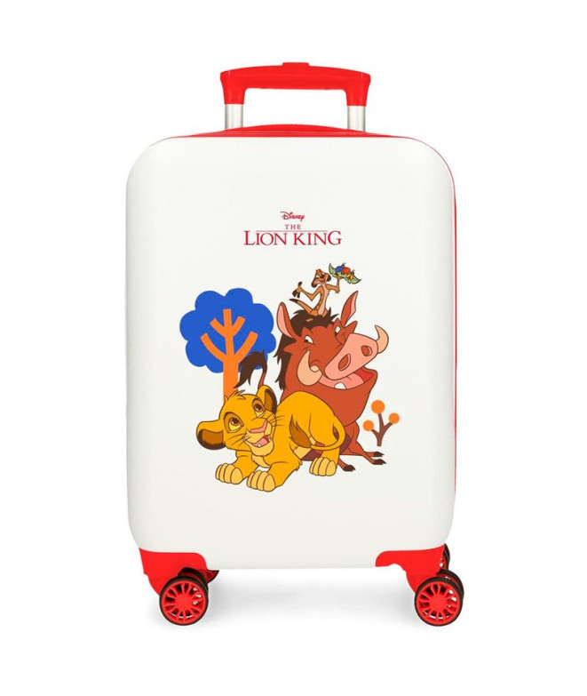 Disney Abs Trolley Mala 50 Cm.4R Simba & Firends Branco