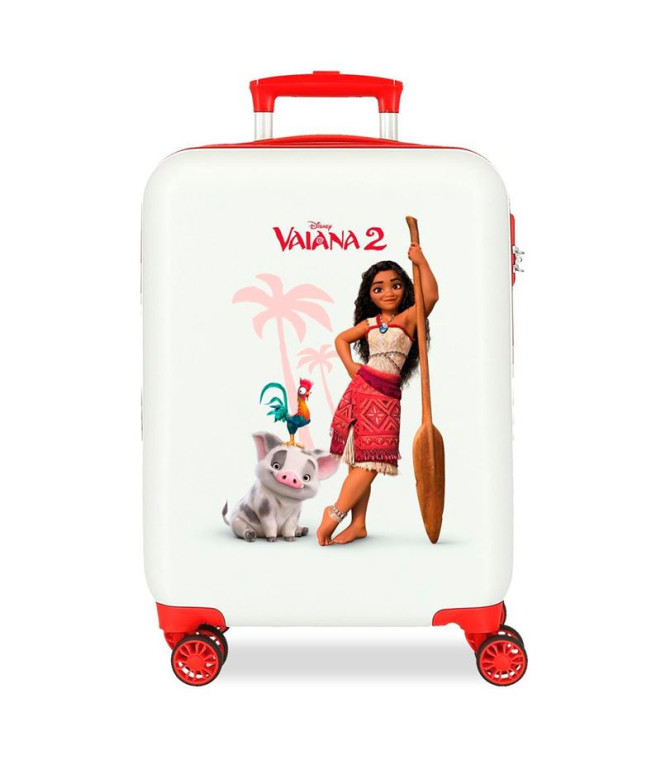 Maleta Disney Maleta Abs 55Cm 4R Vaiana And Friends Blanco