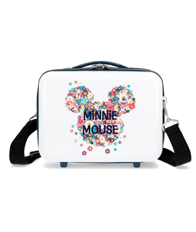 Necessaire Disney Adapt. Estojo de toucador em abs. Minnie Sunny Day Azul