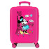 Mala Disney Abs 55Cm 4W Around The World Paris Fúcsia Rosa