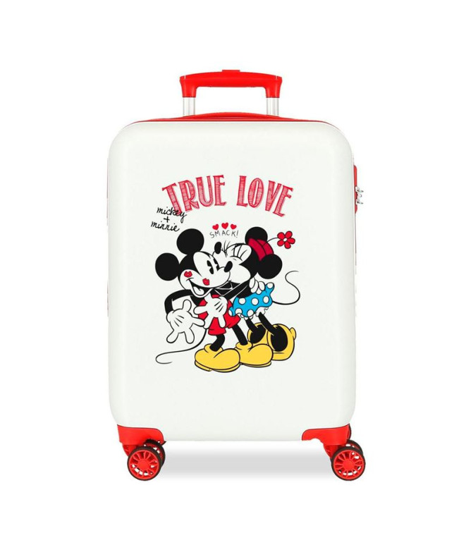 Trolley Disney Abs Mala 55Cm.4W. Amor Verdadeiro Branco