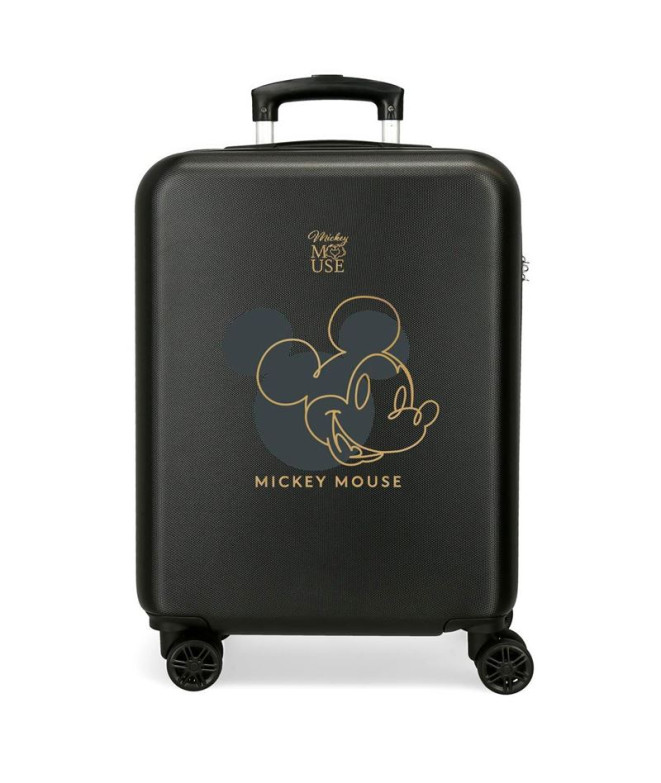 Maleta Disney Abs 55Cm 4W Mickey Outline Negro