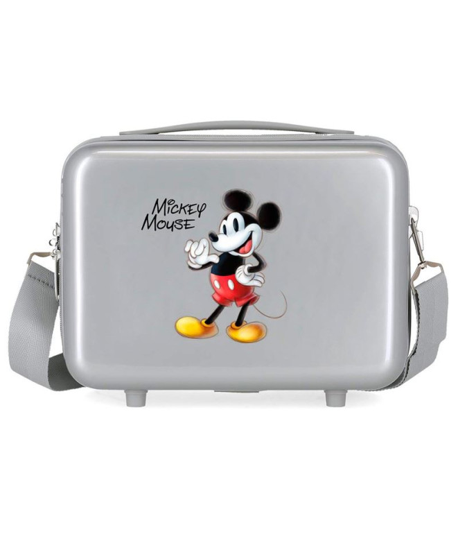 Necessaire Estojo de toilette Disney Abs. Disney 100 -Joyful Mickey Cinzento