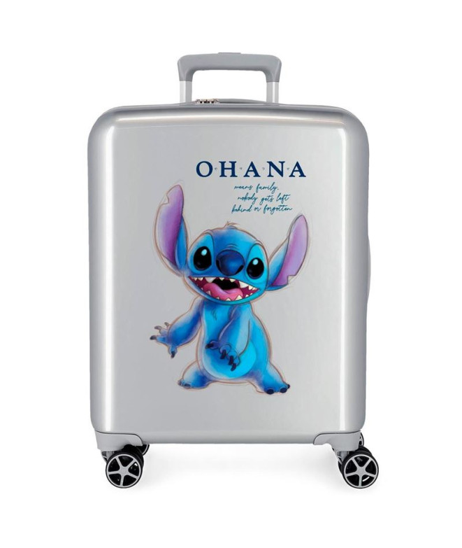 Disney Abs Trolley Suitcase 55Cm.4W.Disney 100 - Stitch Gray