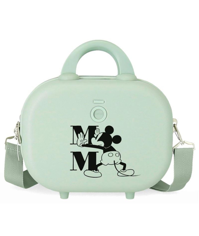 Necessaire Estojo de toilette Disney Abs. Disney 100 - Mickey Felicidade Verde