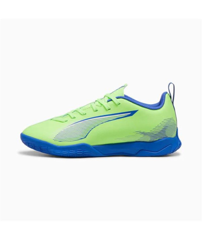 Zapatillas de Fútbol Sala Puma Ultra 5 Play It Infantil Verde