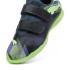 Sapatilhas de Futebol SalaInfantil Puma Future 7 Play It V cinzento/roxo/verde claro