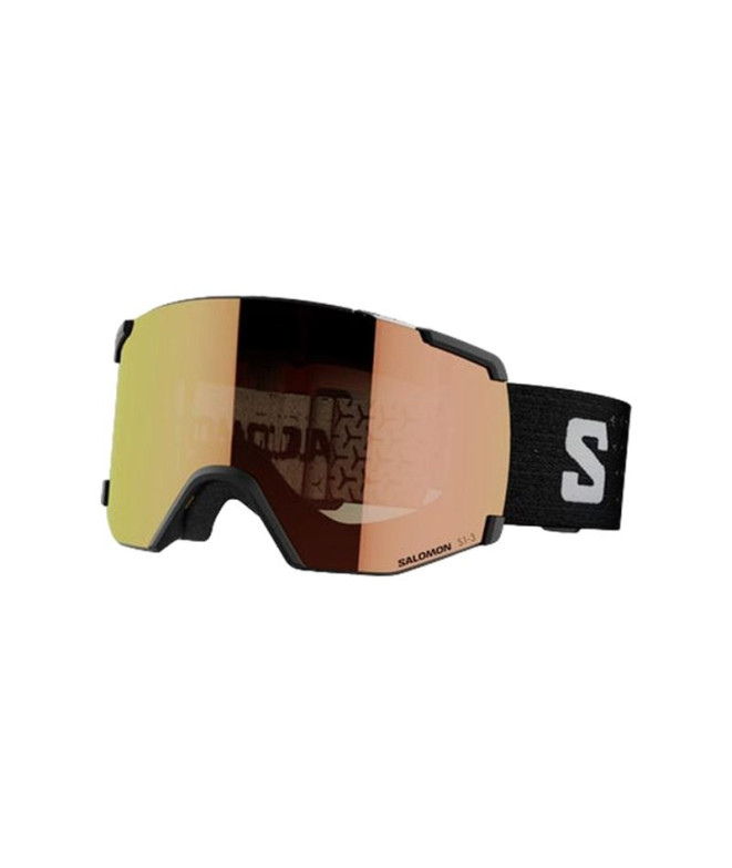 Gafas de Esqui de Esqui y Snow Salomon Óculos de proteção S/View Photo Preto Vermelho