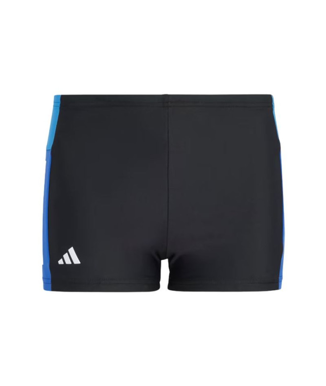 Fato de banho Natação Menino de Adidas Colorblock 3-Stripes Swim Boxer Preto