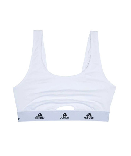 Sujetador Adidas Active Comfort Cotton Mujer Blanco