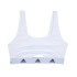 Mulher Soutien de algodão Adidas Active Comfort Branco