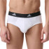 Cuecas Homem Chinelo Adidas Active Flex Cotton Preto/Cinza/Branco Pack