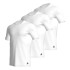 Camiseta Adidas Ss Tee Crew Active Core Cotton Hombre Blanco/Blanco/Blanco Pack