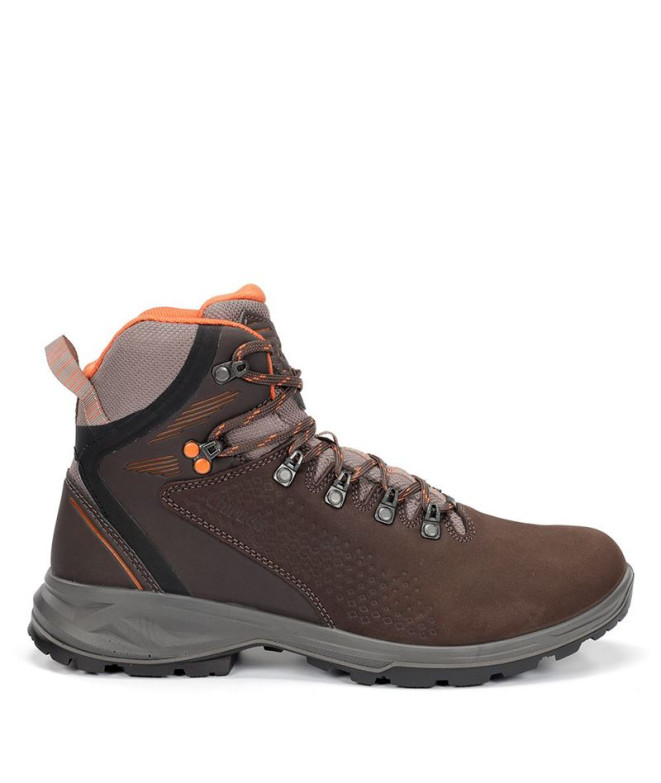 Sapatilhas Montanha Chiruca Mulher de Taiga 02 Gore-Tex Castanho / Laranja