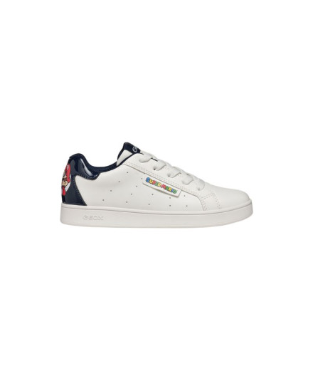 Zapatillas Geox Eclyper Infantil Blanco/Azul Marino