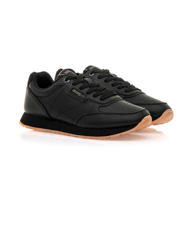 Chaussures Femme Mustang Joggo Bulle Noir / Plité