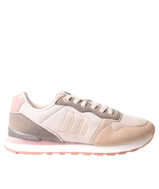 Chaussures Femme Mustang Joggo Bulle Nude / Plity N