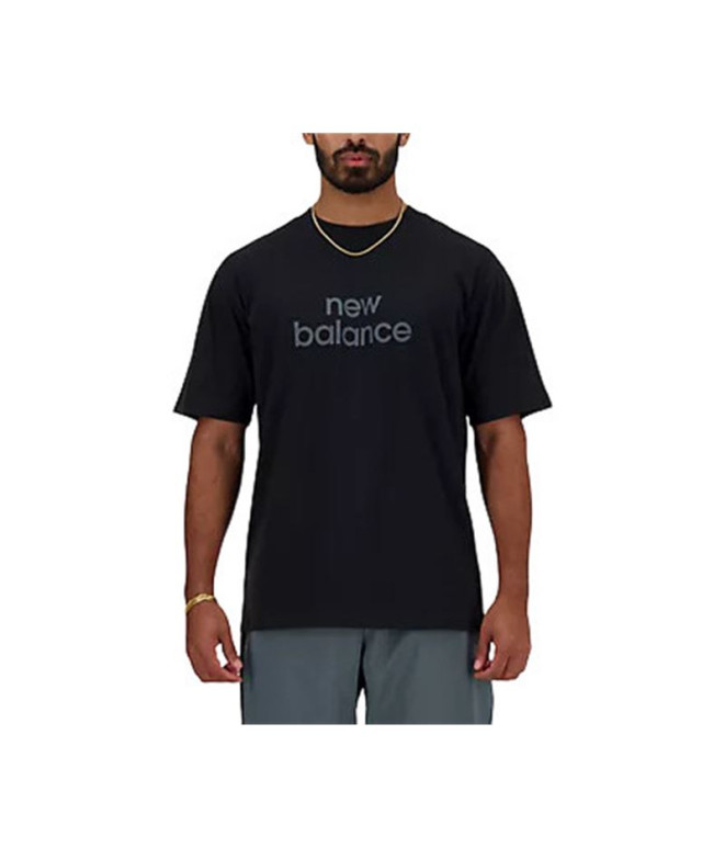 Camiseta New Balance Sport Essentials Linear Hombre Negro