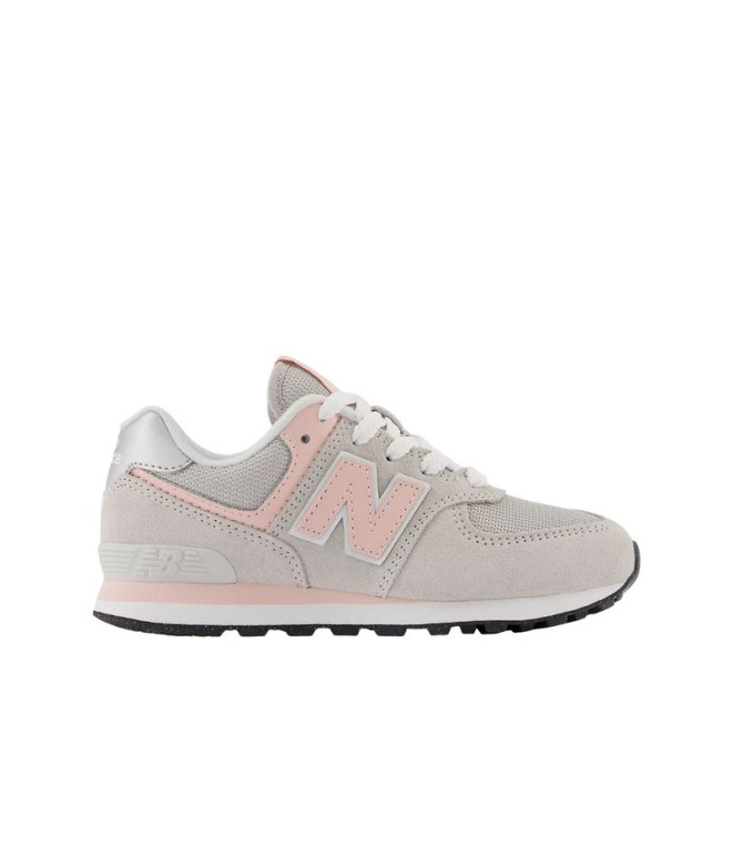 Zapatillas New Balance 574 Rain Cloud Infantil Rosa Haze