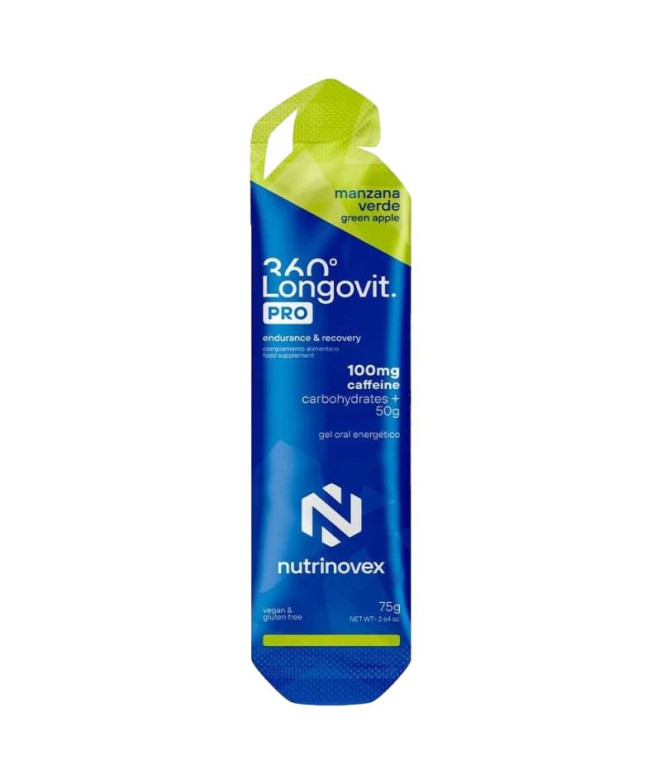 Gel Nutrinovex Gel Longovit 360 75g Maçã Verde