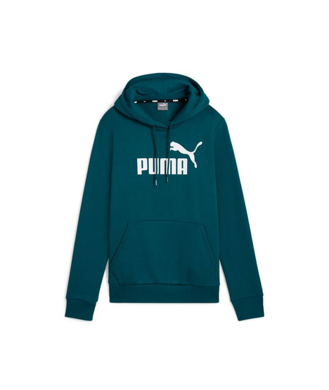 Sudadera de Casual Puma Essentials Logo Hoodie Fl (S) Mujer