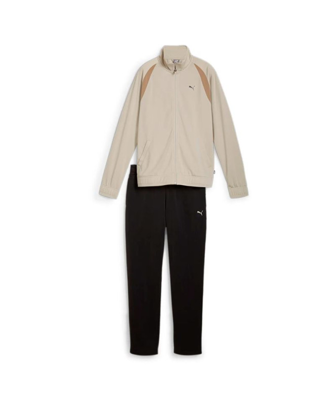 Chándal Puma Classic Tricot Suit Op Mujer Beige
