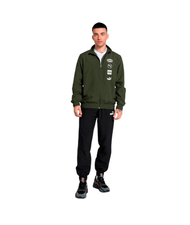 Chándal Casual Puma Woven Graphic Suit Cl Hombre