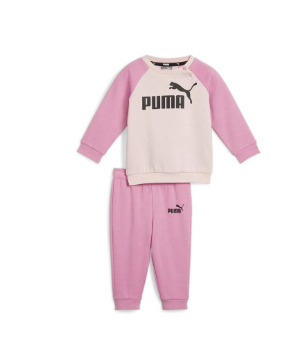 Survêtement Puma Minicats Ess Raglan Jogger Fl Enfant Rose