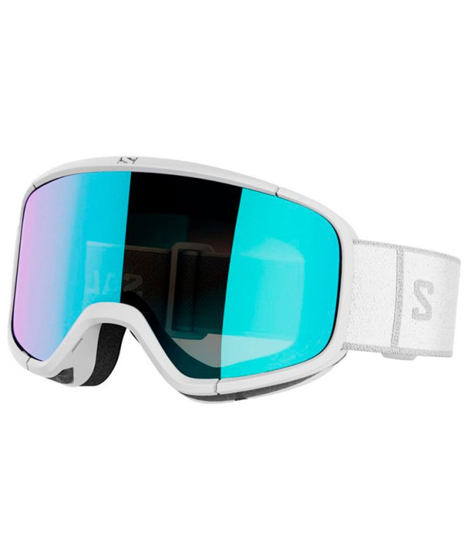 Gafas de Esqui de Esqui y Snow Salomon Óculos de proteção Aksium 2.0 Branco/Univ Mid Blue