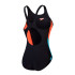Fato de banho Natação Speedo Mulher de Colourblock 2.0 Preto/ Vermelho/