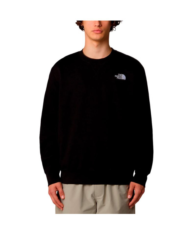 Moletom Montanha The North Face by Essential Relaxed Crew Tnf Preto Homem