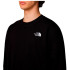 Moletom Montanha The North Face by Essential Relaxed Crew Tnf Preto Homem