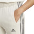 Calça adidas French Terry Homem Essentials Tapered Cuff 3-Stripes Bege