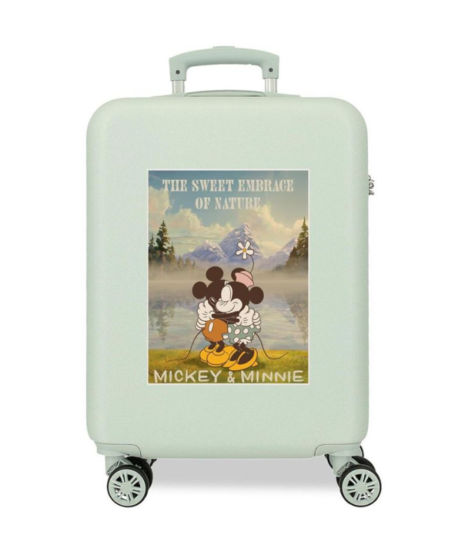 Trolley Disney Abs Valise 55Cm.4W Minnie Nature Vert