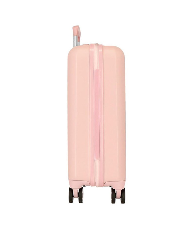 Valise Disney Abs 55Cm 4W Minnie Heart Nude Rose