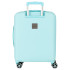 Valise Disney Abs 55Cm 4W Mickey & Minnie Kisses Turquoise Bleu