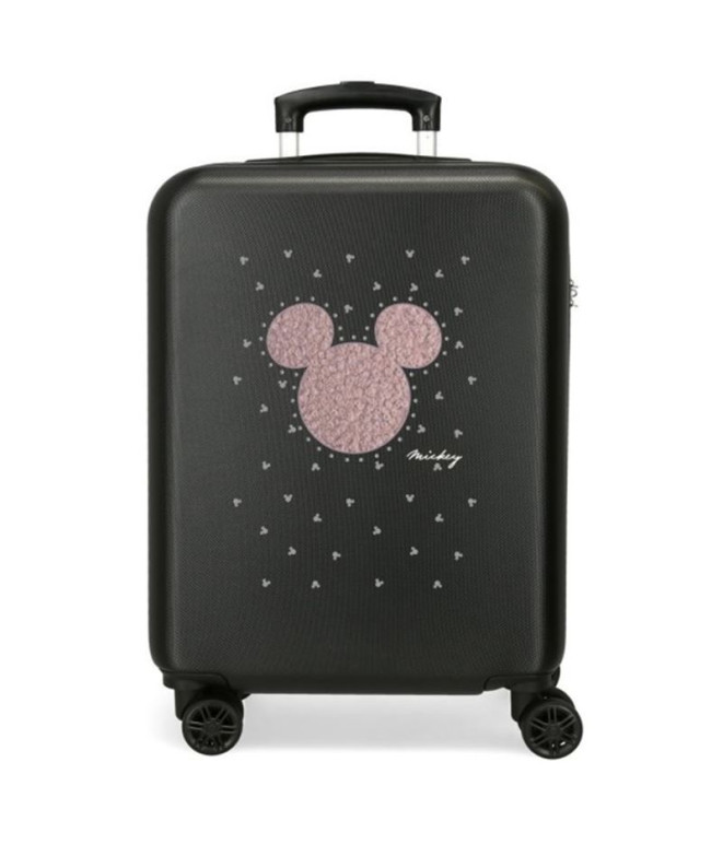 Maleta Disney Abs 55Cm 4R Mickey Stud Negro