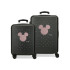Maleta Disney Abs Luggage Set 2/ 55-65Cm 4R Mickey Stud Negro