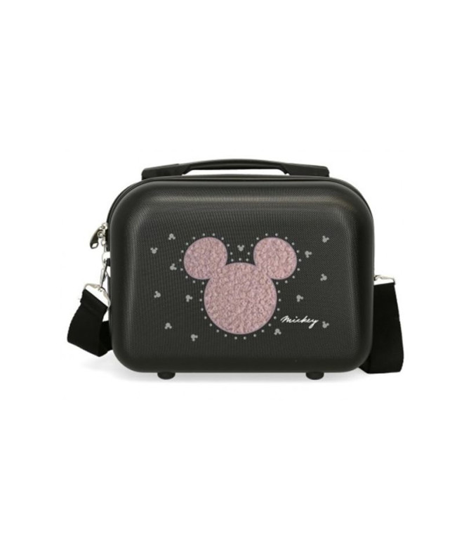 Neceser Disney Adapt Abs Mickey Stud Negro