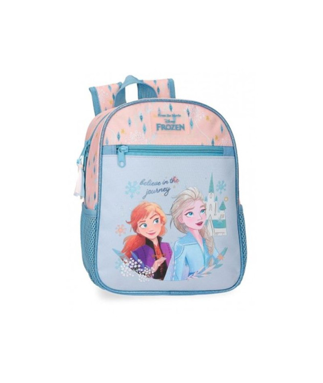 Mochila Disney Adapt 28Cm Frozen Believe In The Journey Azul