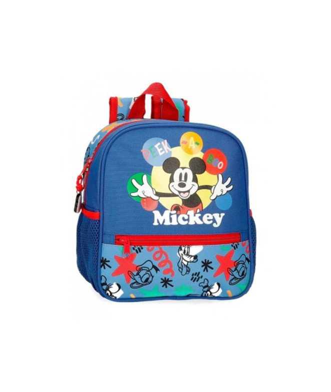 Mochila Mochila Disney 25 Cm. Mickey Peek A Boo Azul