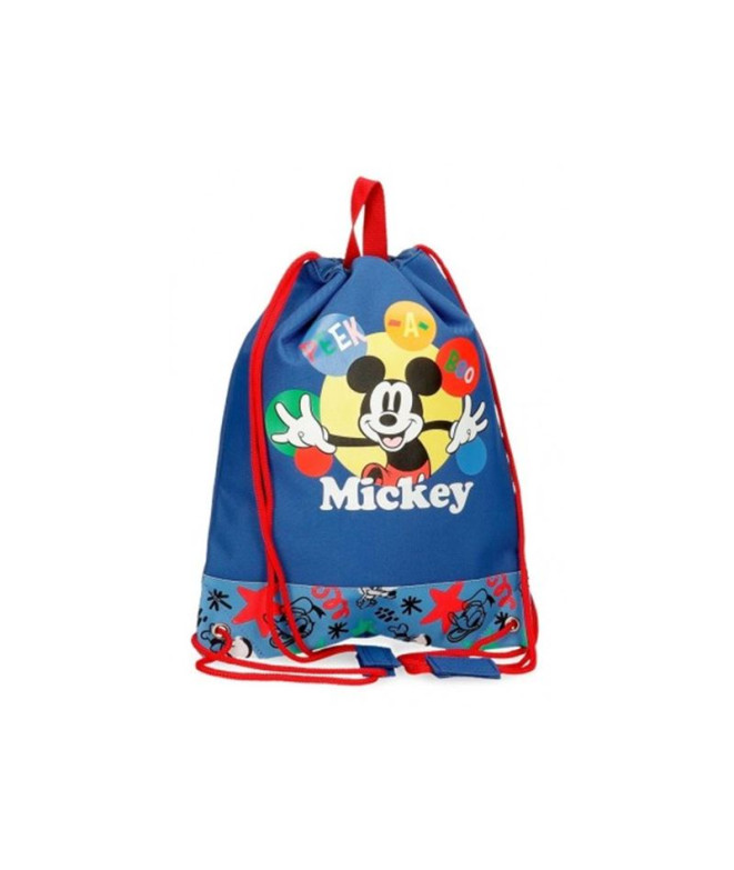 Bolsa Saco de almoço Disney Mickey Peek A Boo Saco de lanche Azul