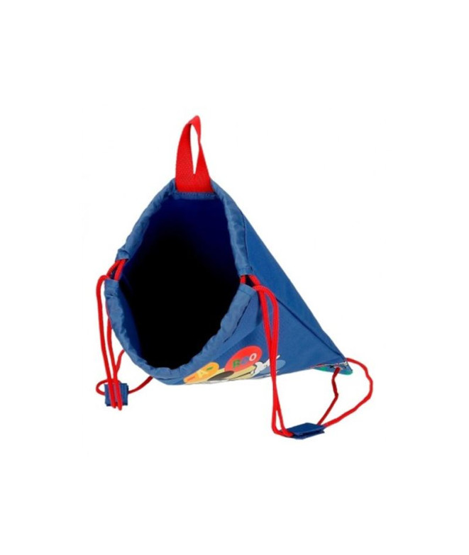 Bolsa De Merienda Disney Mickey Peek A Boo Azul